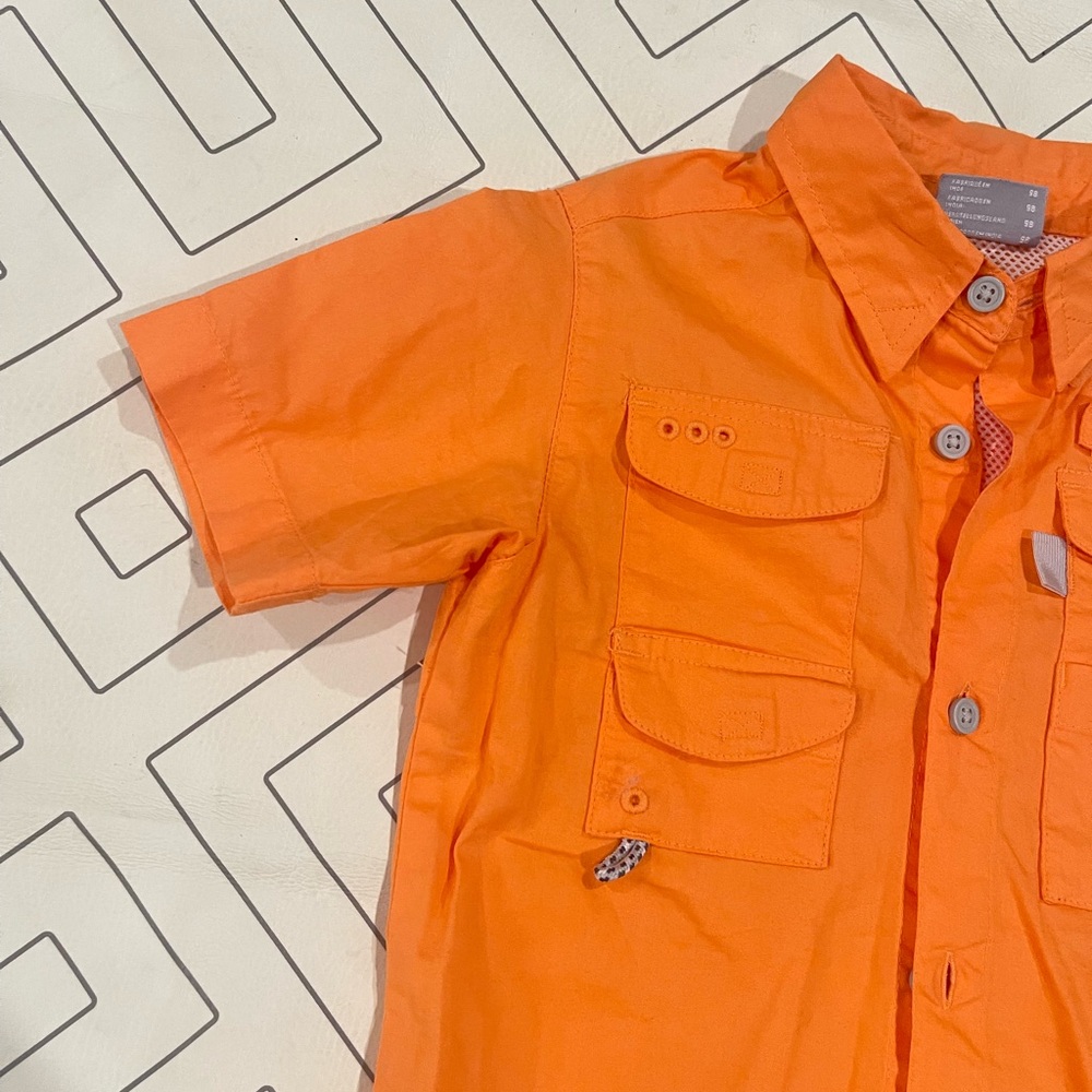 Columbia Orange Fishing Shirt - Picture 2 of 10